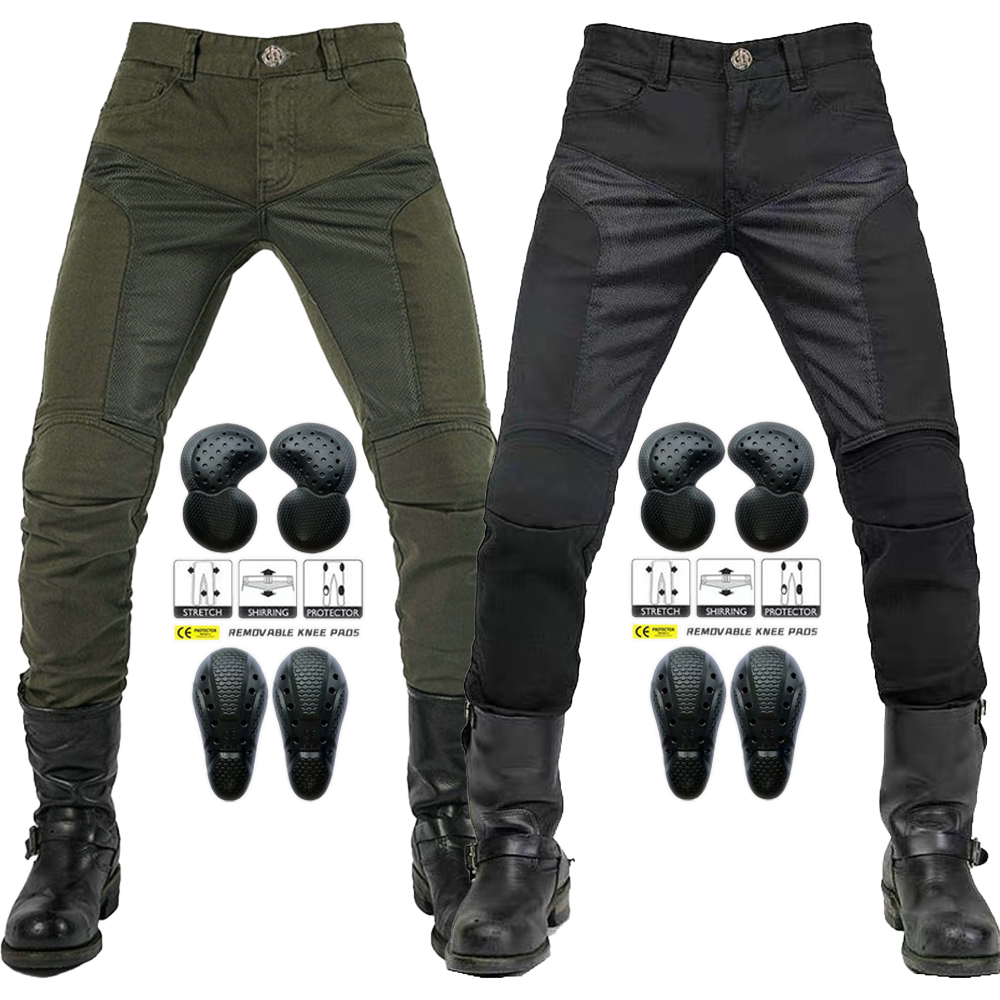 Motorcycle Gear For Summer - Jeans d'équitation de moto en maille
