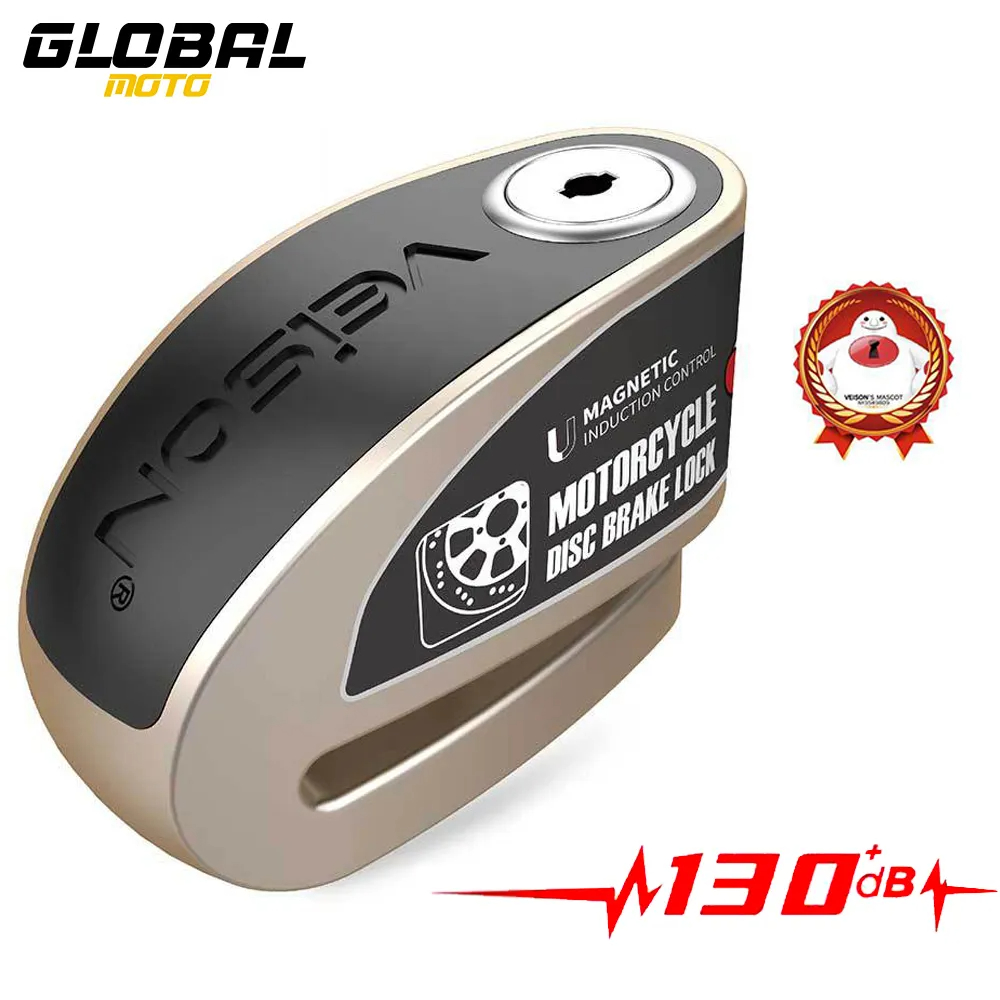 Disc Lock Brake - Serrure d'Alarme Étanche pour Moto, Dispositif