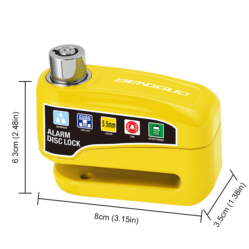 Alarme de vélo frein à disque  - Disc Lock Brake avis et prix