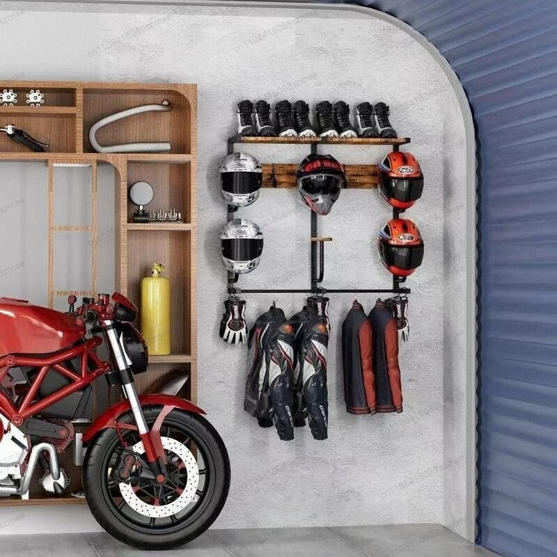 Support mural pour casque, ran - Motorcycle Gear Garage Storage avis et prix
