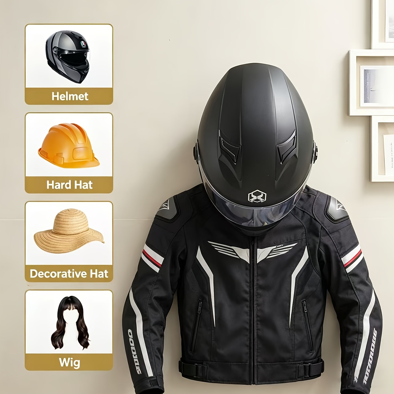 Support mural pour casque de m - Motorcycle Gear Wardrobe avis et prix