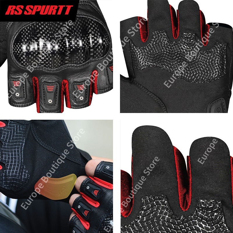 Gants de moto demi-doigts été  - Motorcycle Gear For Summer avis et prix