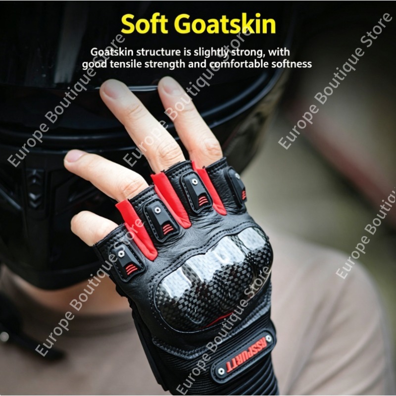 Gants de moto demi-doigts été  - Motorcycle Gear For Summer avis et prix